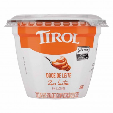 DOCE LEITE TIROL ZERO LACTOSE 350GR