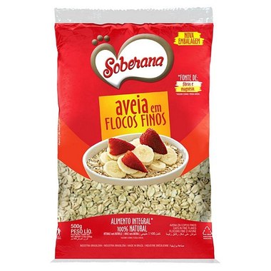 AVEIA SOBERANA FLOCOS FINOS 500GR
