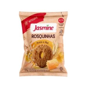BISCOITO JASMINE ROS INT AVEIA MEL 200GR