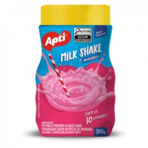 MILK SHAKE APTI MORANGO 360GR