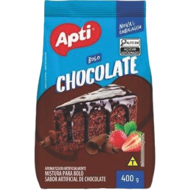 MISTURA BOLO APTI CHOCOLATE PCT 400GR