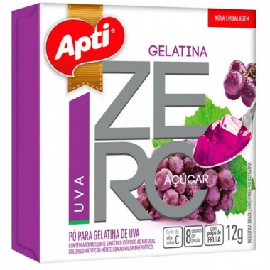 GELATINA APTI ZERO UVA 12GR