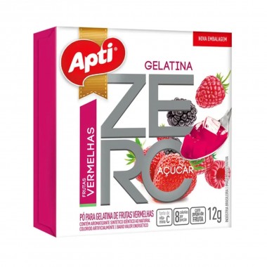 GELATINA APTI ZERO FRUTAS VERM 12GR