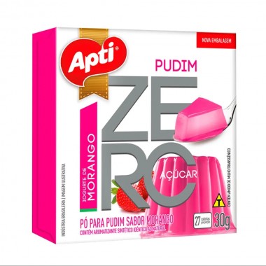 PUDIM APTI ZERO IOG MORANGO 30GR