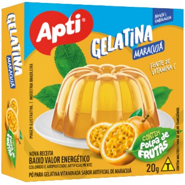 GELATINA APTI MARACUJA 20GR