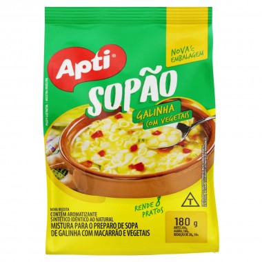 SOPAO APTI GALINHA MACARRAOVEGETAL180GR
