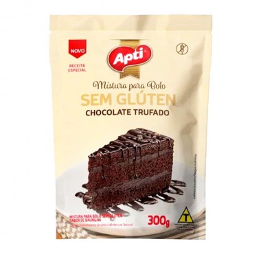 MISTURA BOLO APTI CHOCO S GLUTEN 300GR