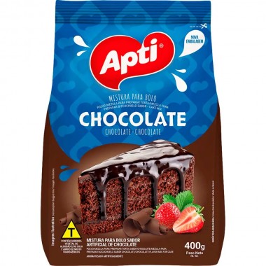 MISTURA BOLO APTI CHOCOLATE INT 400GR
