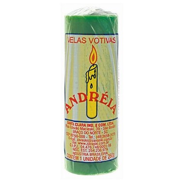 VELA ANDREIA 50MM VERDE UN