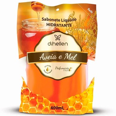 SABONETE LIQ DI HELLEN AVEIA MEL REF 400