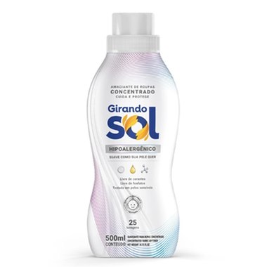 AMACIANTE GIRANDO SOL CONC HIPOALE 500ML