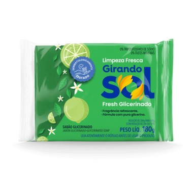 SABAO BARRA GIRANDO SOL CLIC FRESH 180G