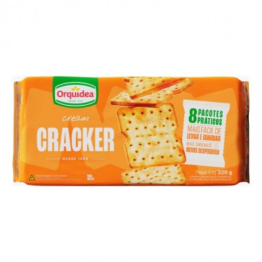 BISCOITO ORQUIDEA CREAM CRACKER 320GR