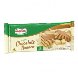 BISCOITO WAF ORQUIDEA CHOC BRANCO 100GR