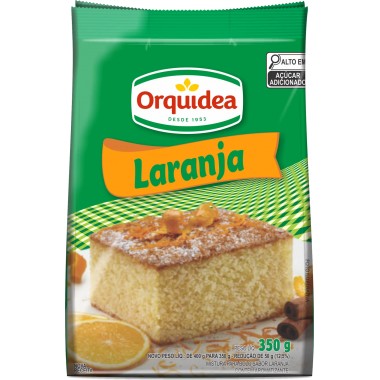 MISTURA BOLO ORQUIDEA LARANJA 350GR