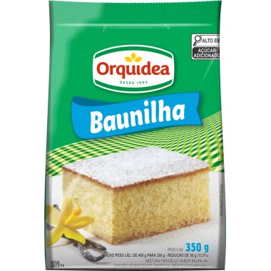 MISTURA BOLO ORQUIDEA BAUNILHA 350GR