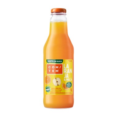 SUCO INTEGRAL COM TEM LARANJA 1L