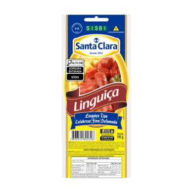 LINGUICA CALABRESA SANTA CLARA FINA 195G