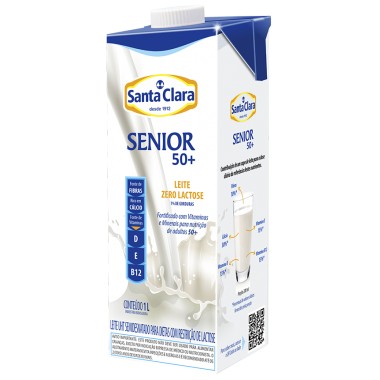 LEITE LV SANTA CLARA ZER LAC SENIOR50 1L