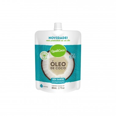 OLEO DE COCO QUALICOCO SEM SABOR SHT80ML