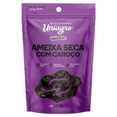 AMEIXA PRETA UNIAGRO C CAROCO 150GR