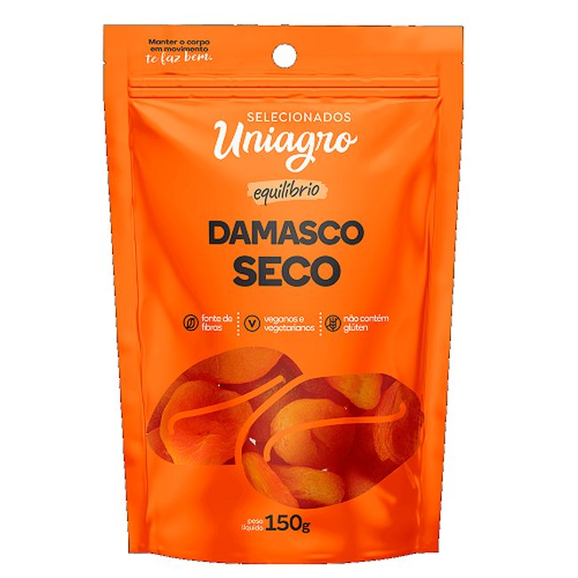 DAMASCO SECO UNIAGRO SHT 150GR
