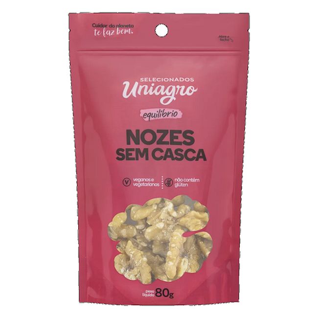 NOZES UNIAGRO S C SHT 80GR