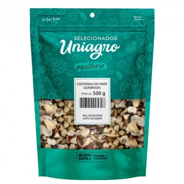 CASTANHA PARA UNIAGRO QUEBRADA SC500G