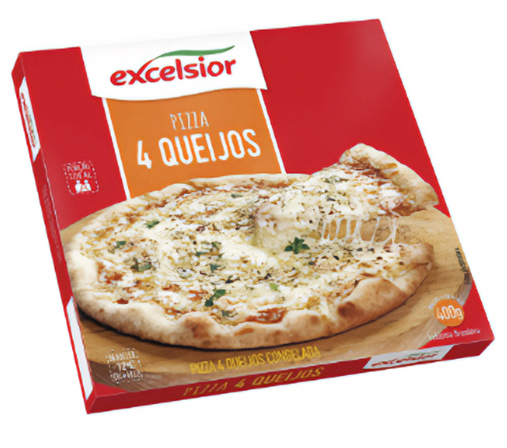 PIZZA EXCELSIOR QUATRO QUEIJOS 400GR