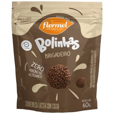 BOLINHA FLORMEL BRIGADEIRO ZERO 60GR