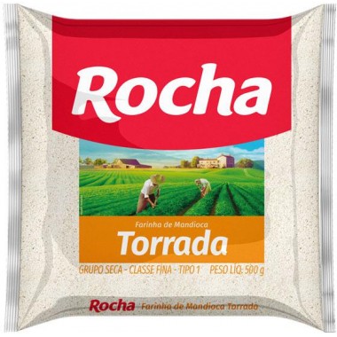 FARINHA MANDIOCA ROCHA TORRADA 500GR