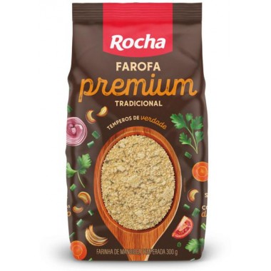 FAROFA PRONTA ROCHA PREMIUM TRADIC 300G