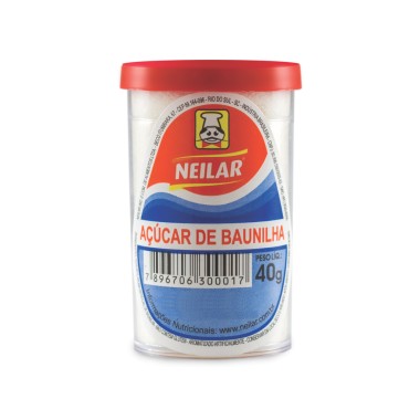 ACUCAR NEILAR BAUNILHA 40GR