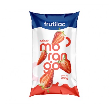 BEBIDA LACTEA FRUTILAC MORANGO SC 800G