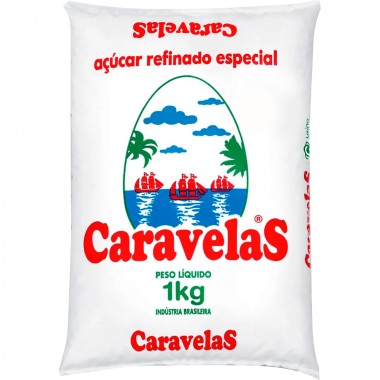 ACUCAR REF CARAVELAS 1KG