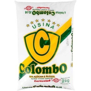 ACUCAR CRISTAL COLOMBO 2KG