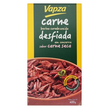 CARNE VAPZA BOVINA DESFIADA 400G