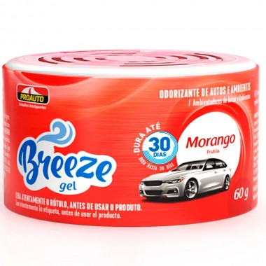 AROMAT CARRO PROAUTO MORANGO GEL 60GR