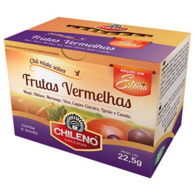 CHA CHILENO FRU VERM MOR UVA STEVIA22,5G