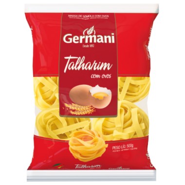 MASSA GERMANI C OVOS TALHARIM MD 500GR
