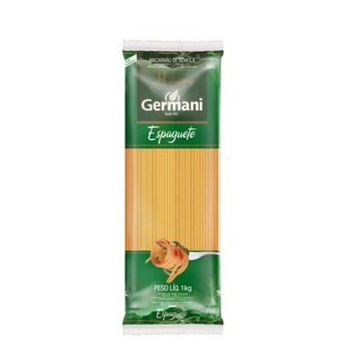 MASSA GERMANI S/OVOS ESPAGHETE 1KG