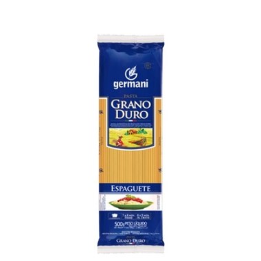 MASSA GERMANI GRANO DURO ESPAGUETE 500GR