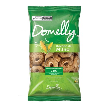 BISCOITO DOMELLY GLACEADOS BRANCO 280GR