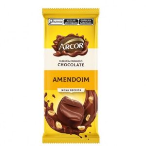CHOCOLATE ARCOR AMENDOIM 80GR