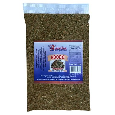 TEMPERO RAINHA ADOBO S/PIMENTA 100GR