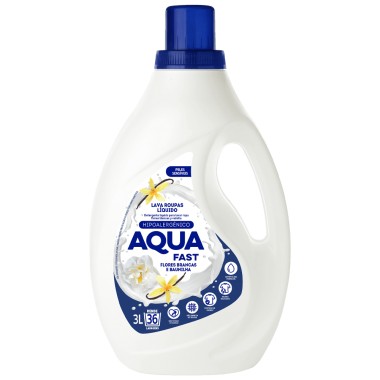 LAVA ROUPA LIQ AQUAFAST BCA BAUNILHA 3LT