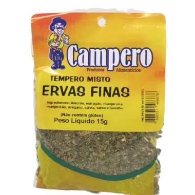 TEMPERO CAMPERO MISTO ERVAS FINAS 15GR