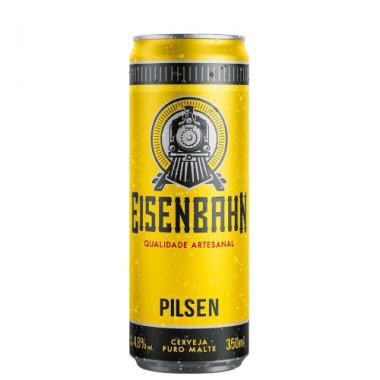 CERVEJA EISENBAHN PILSEN SLEEK LT 350ML