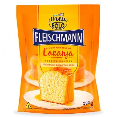 MISTURA BOLO FLEISCHMANN LARANJA 390GR