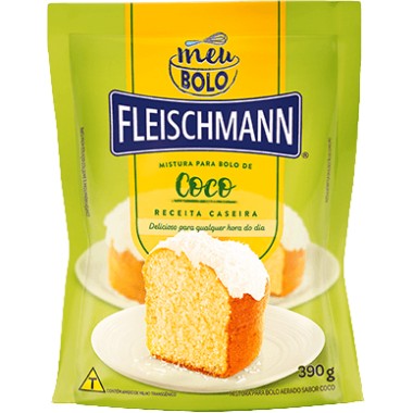 MISTURA BOLO FLEISCHMANN COCO 390GR